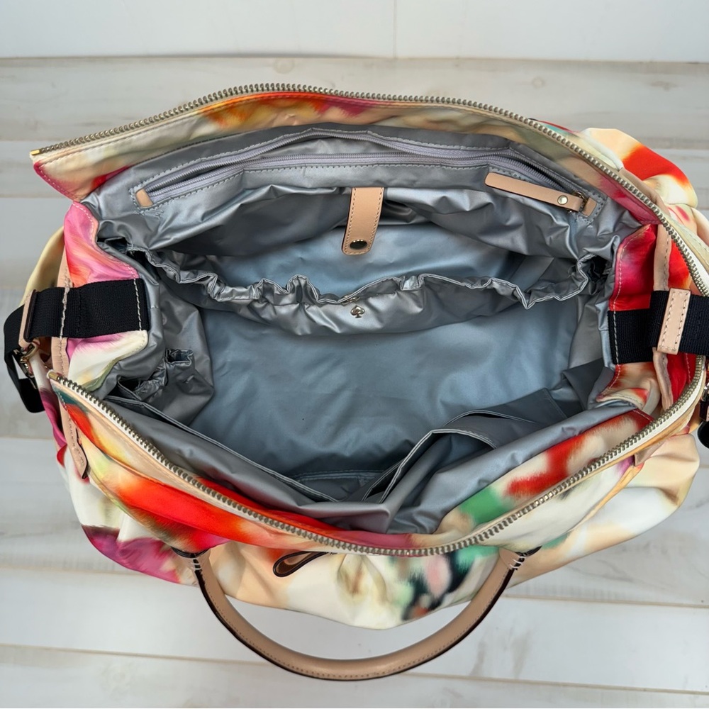 Kate Spade Veranda Place Stevie Multicolor Nylon Floral Shoulder Bag Waterproof - Picture 5 of 9